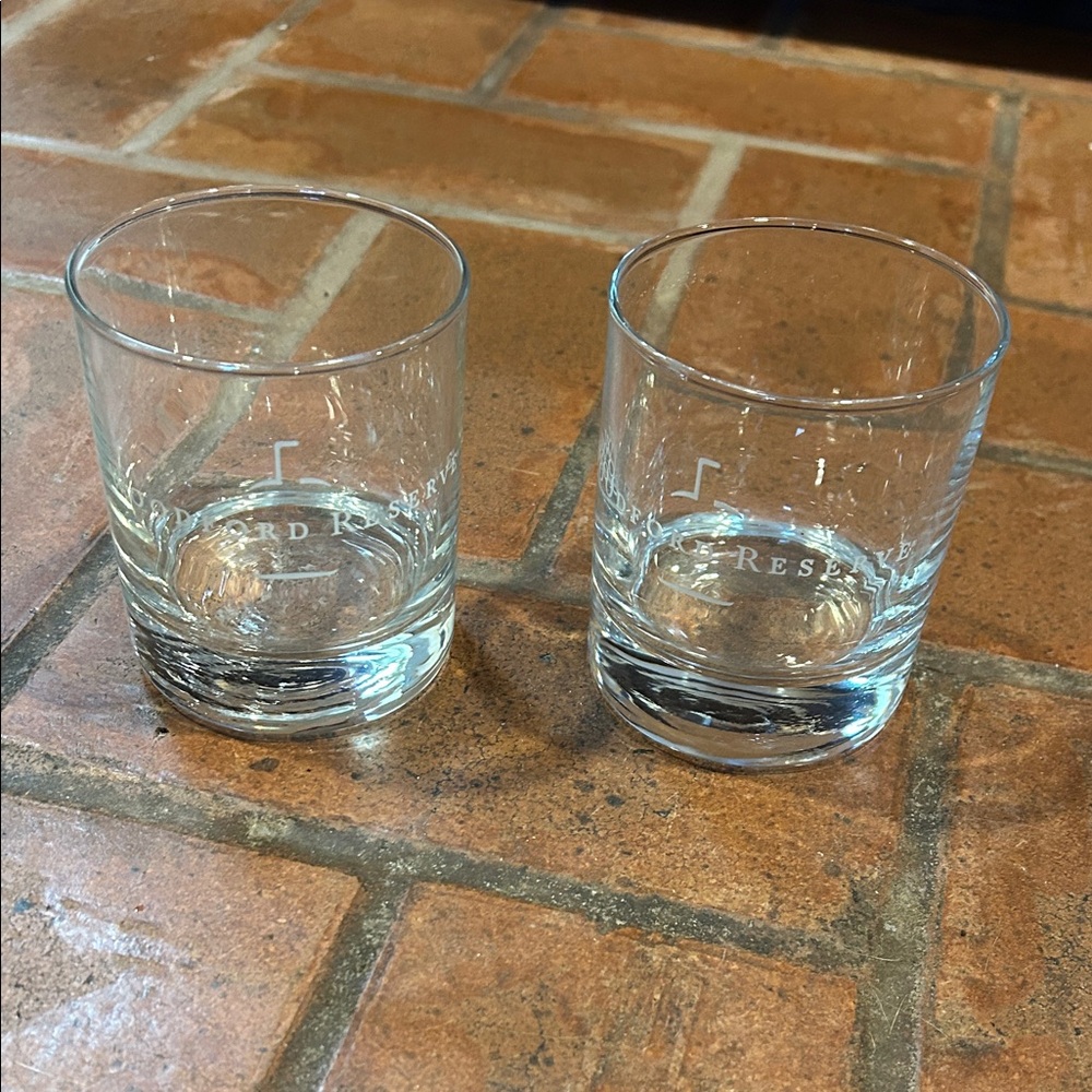 Woodford Reserves Clear Glass Whiskey Tumblers